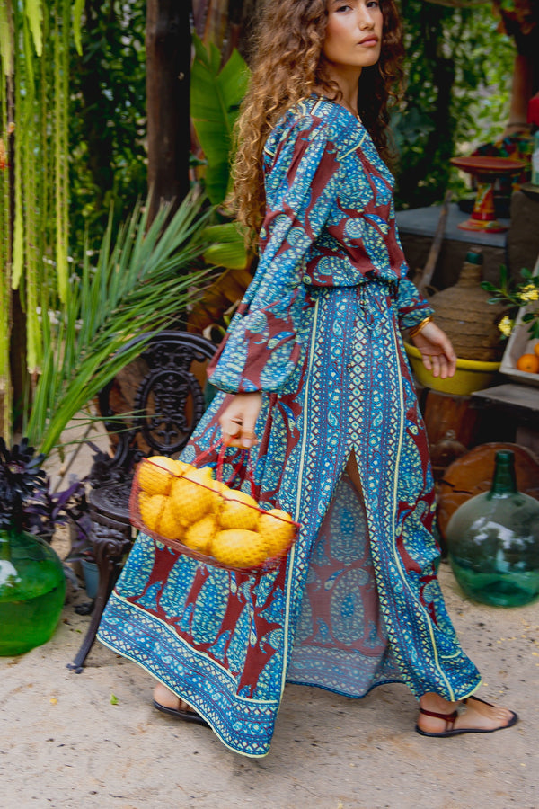 boteh darjeeling silk mini robe dress darjeeling silk robe mini dress BOTEH
