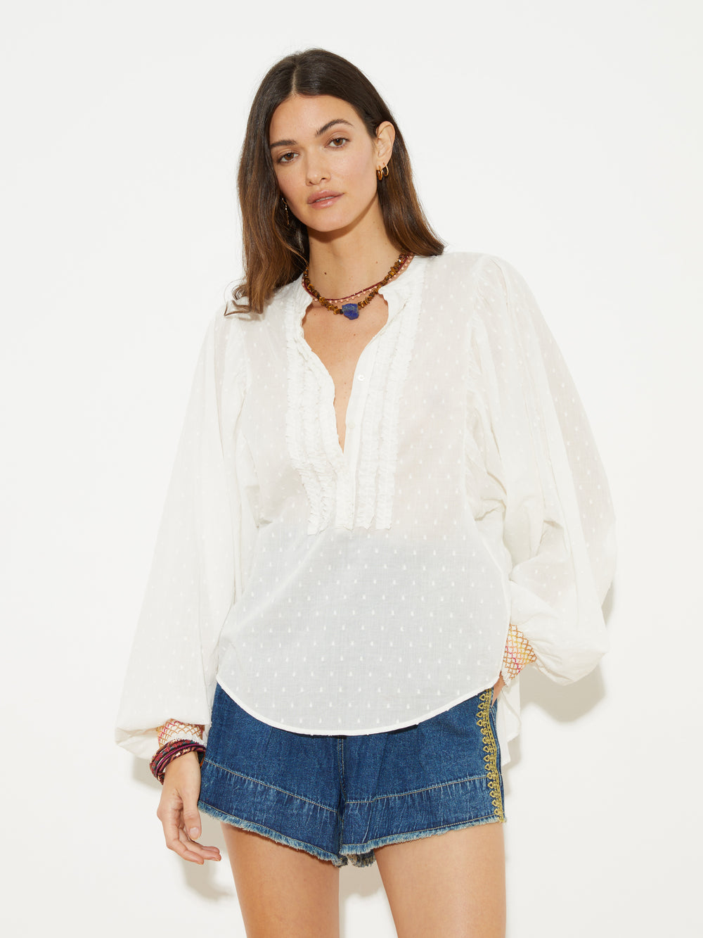 Lido Smocked Poeme Blouse | Boteh