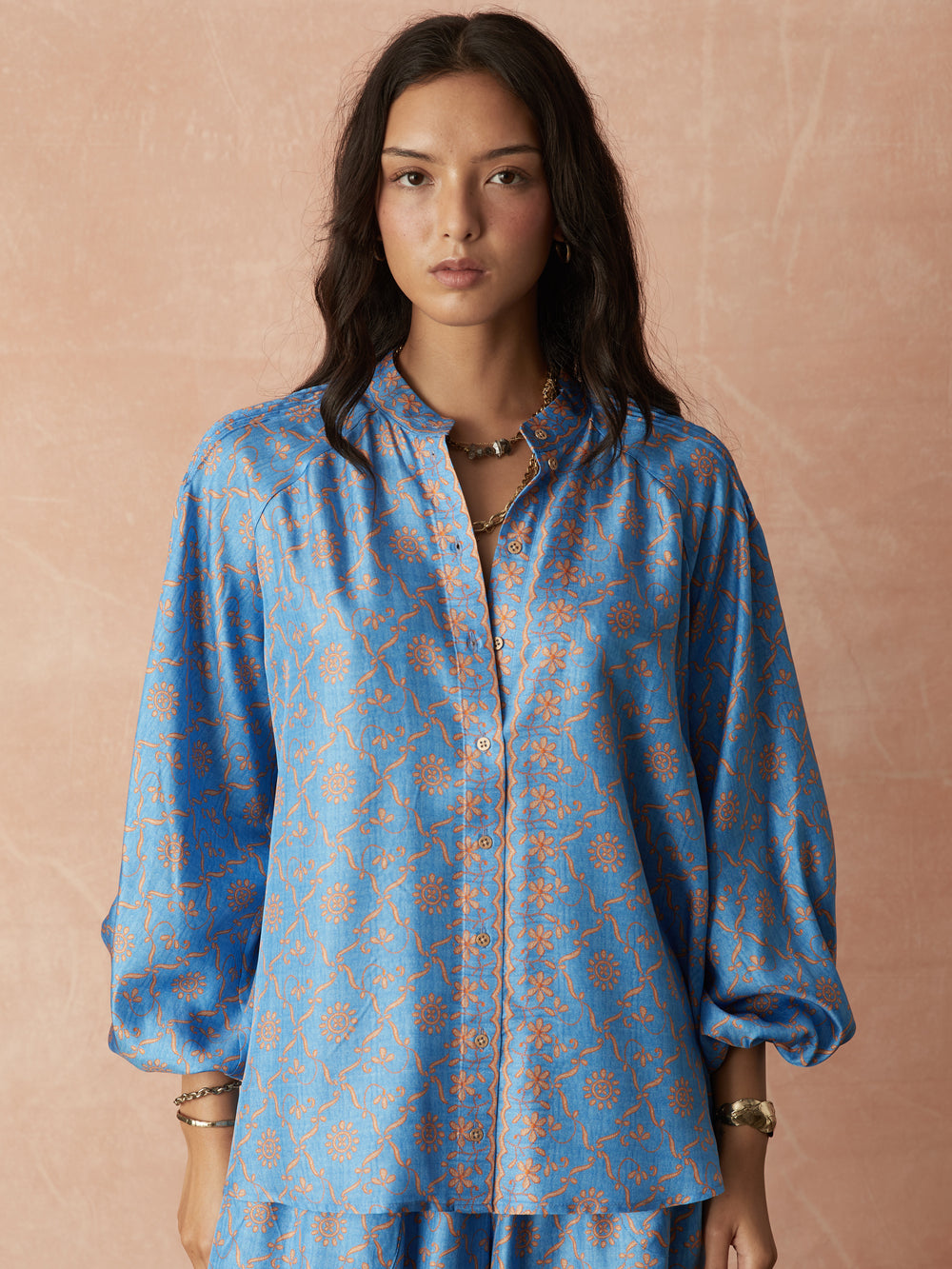 serin silk blouse | Boteh