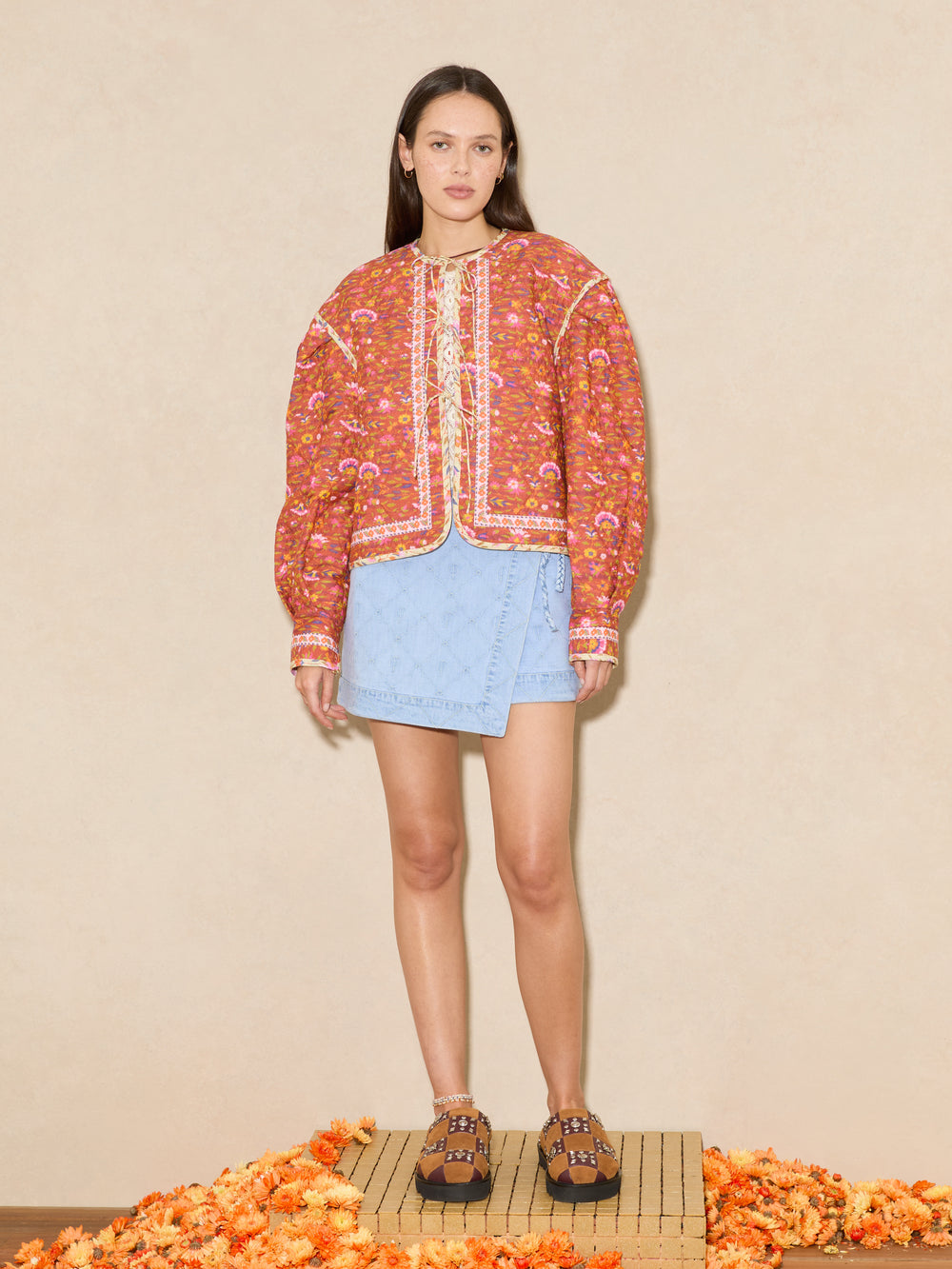Dylan Wrap Mini Skirt | Boteh