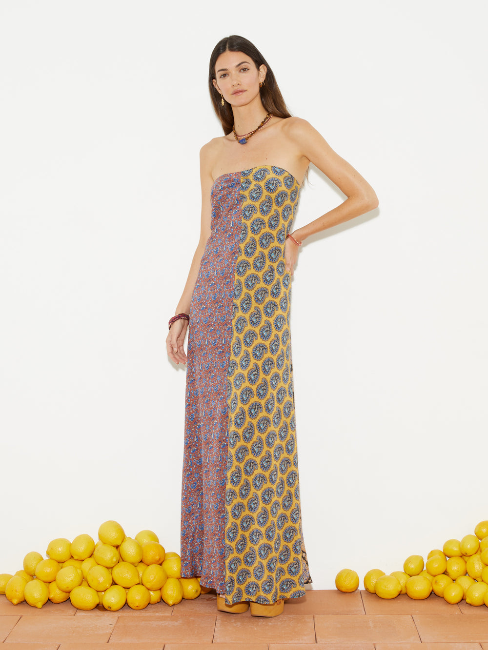 Pietro Silk Maxi Dress | Boteh