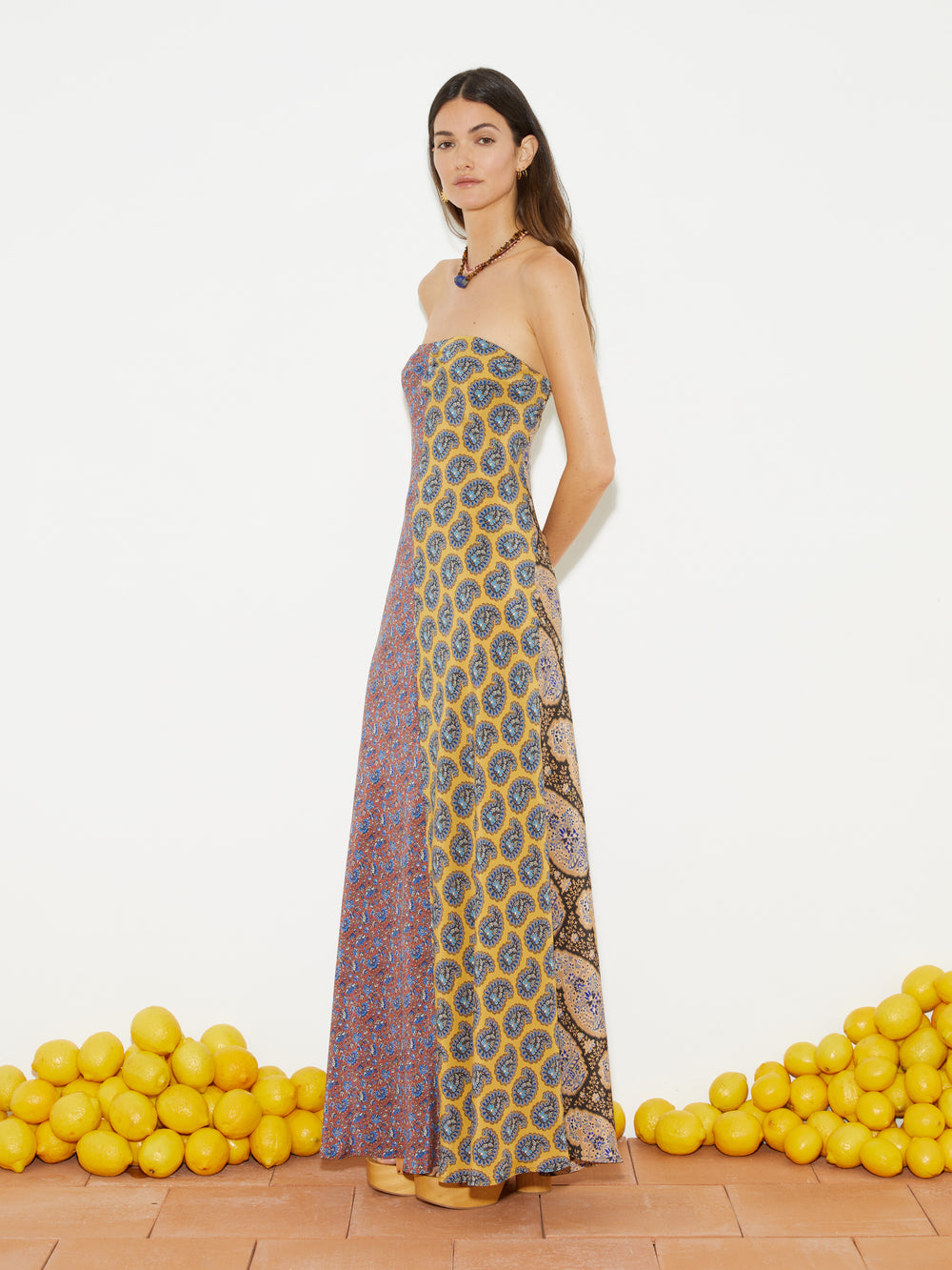 Pietro Silk Maxi Dress | Boteh