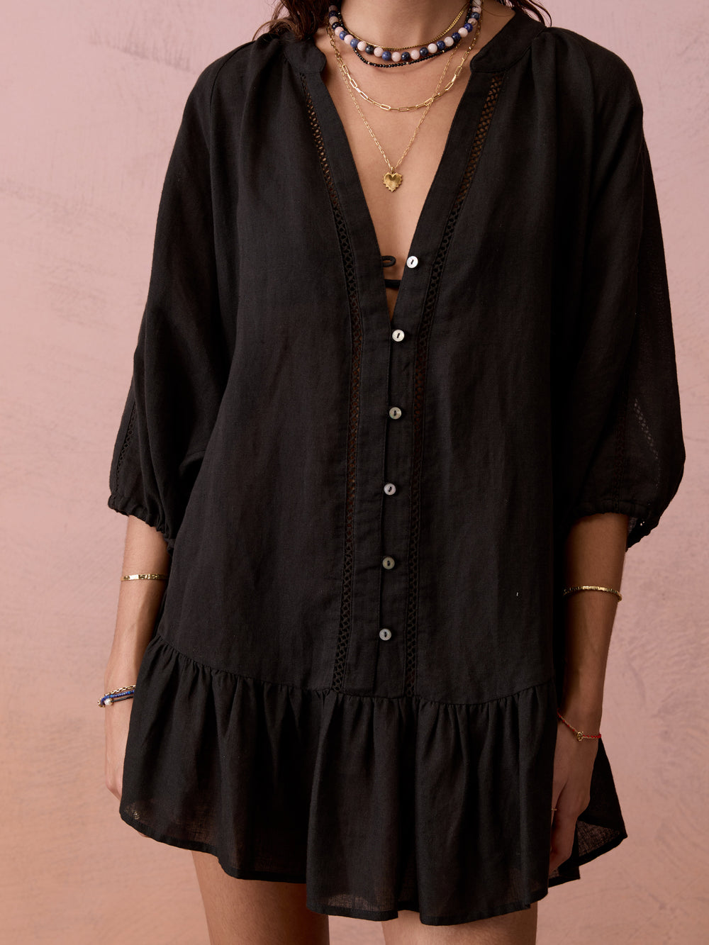 La Ponche Frill Dress | Boteh
