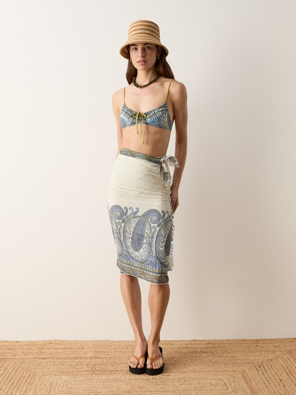 arcadia paisley pareo