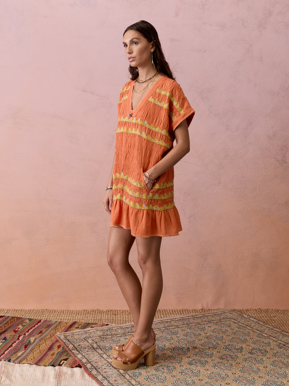 Hera Tunic Terracotta | Boteh