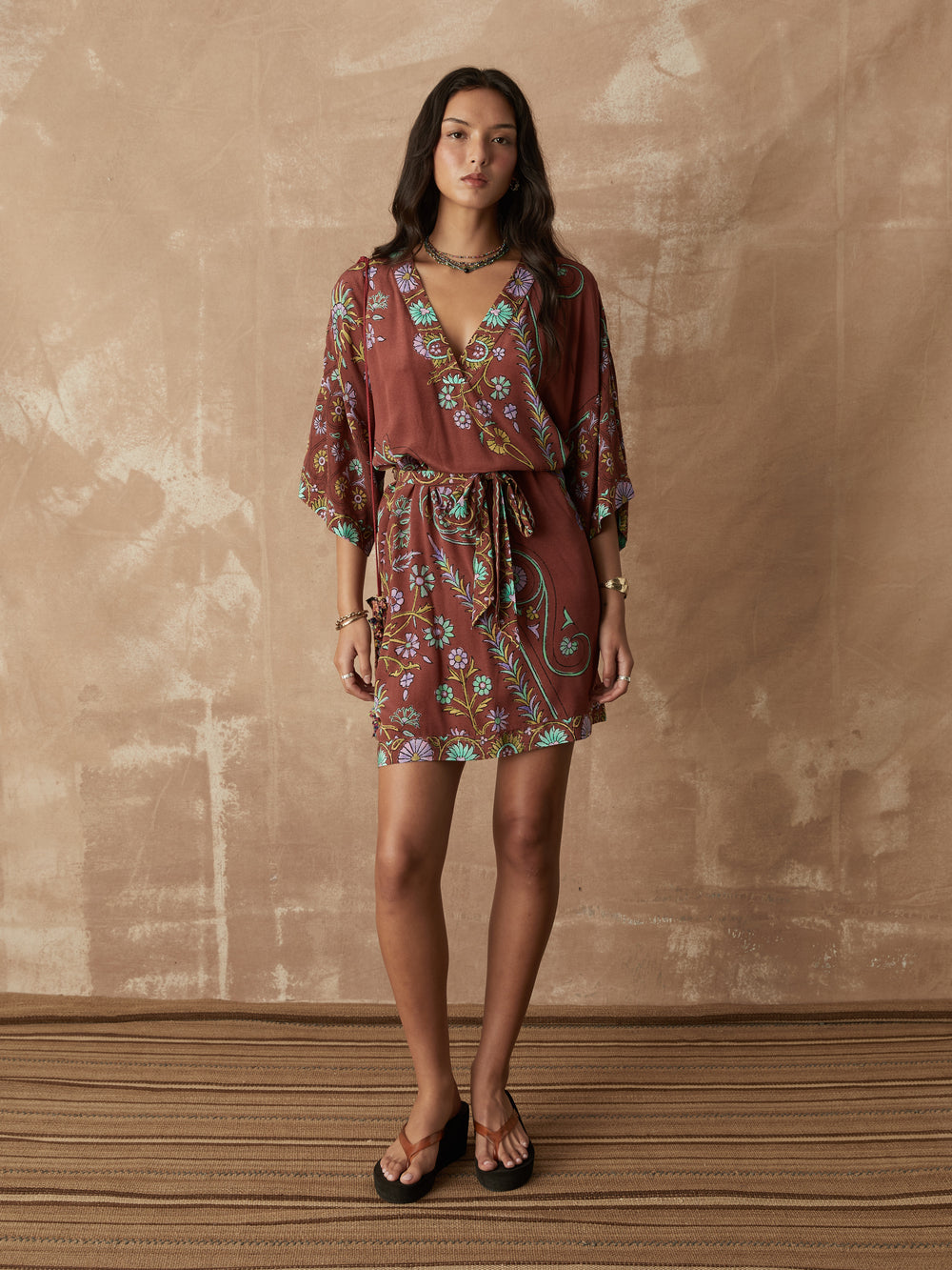 boteh darjeeling silk mini robe dress darjeeling silk robe mini dress BOTEH
