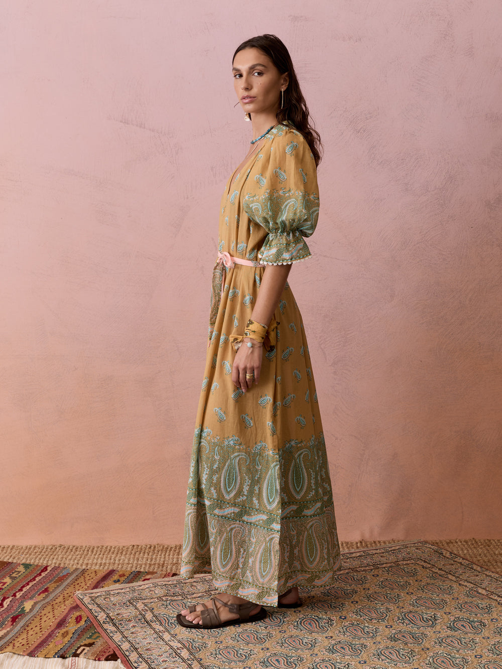 Lucent Maxi Smock Dress | Boteh