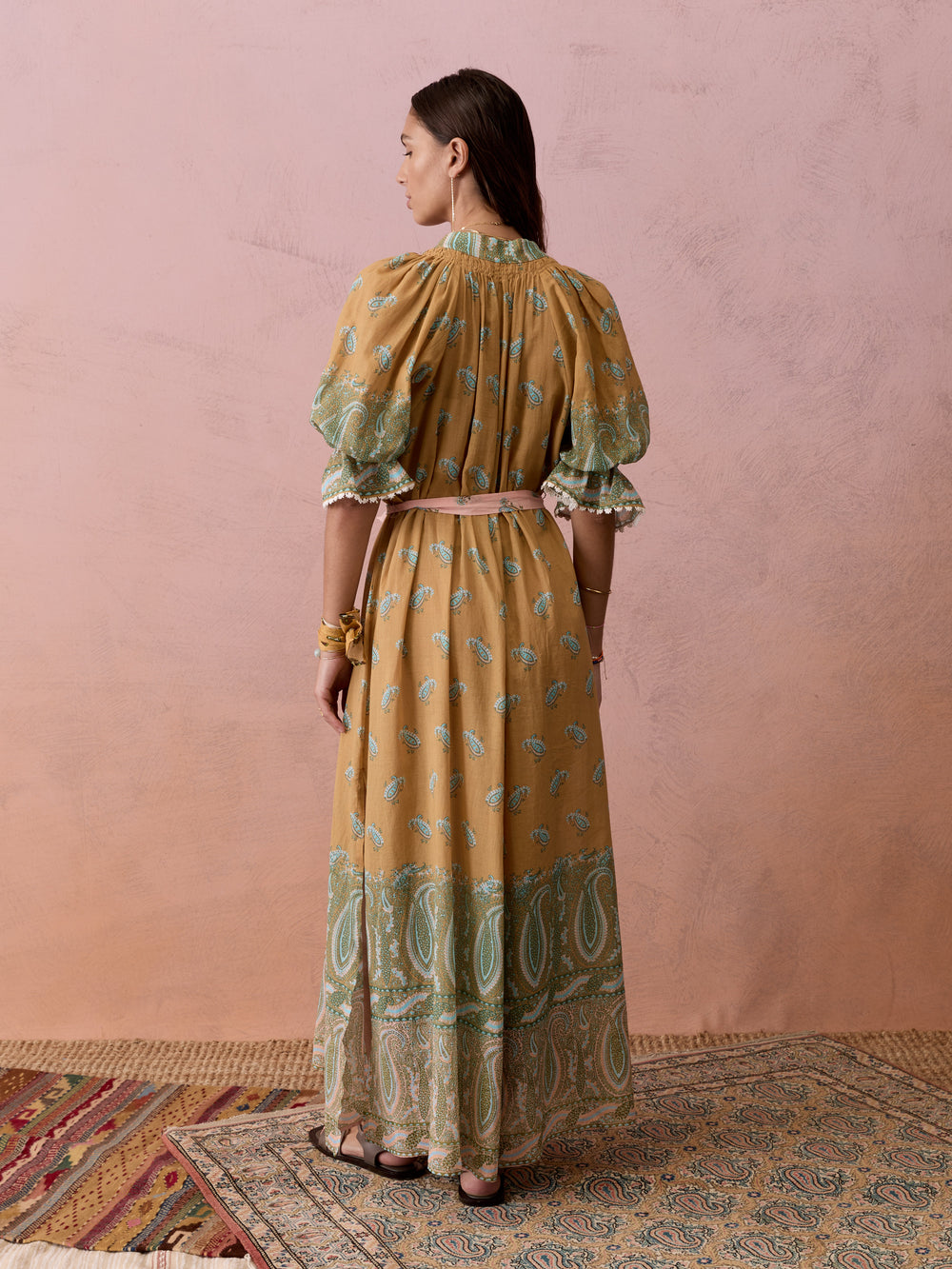 Lucent Maxi Smock Dress | Boteh