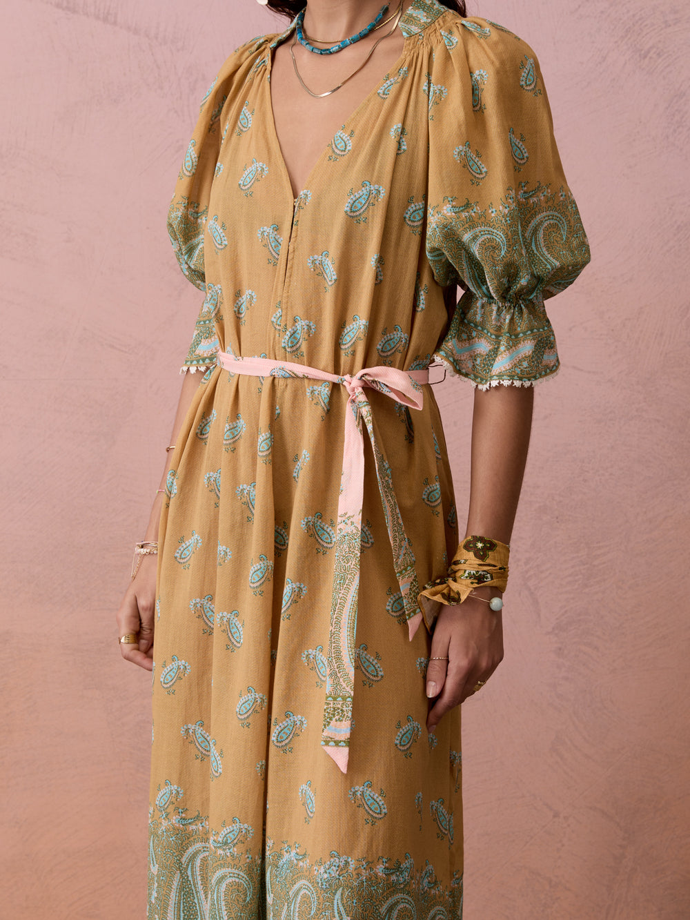 Lucent Maxi Smock Dress | Boteh