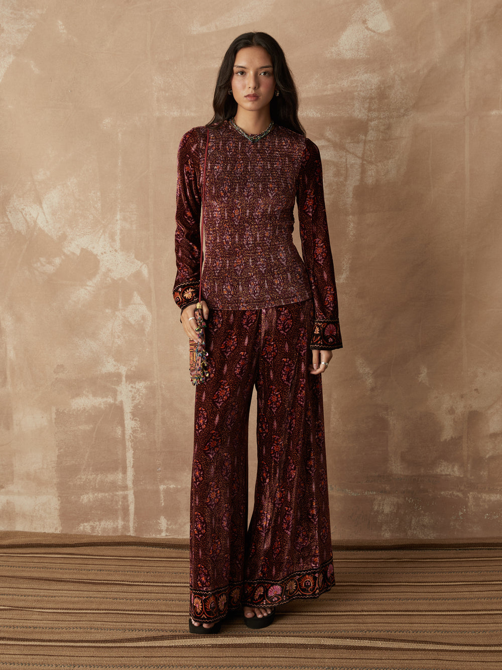 Rivoli Wide Leg Pant | Boteh