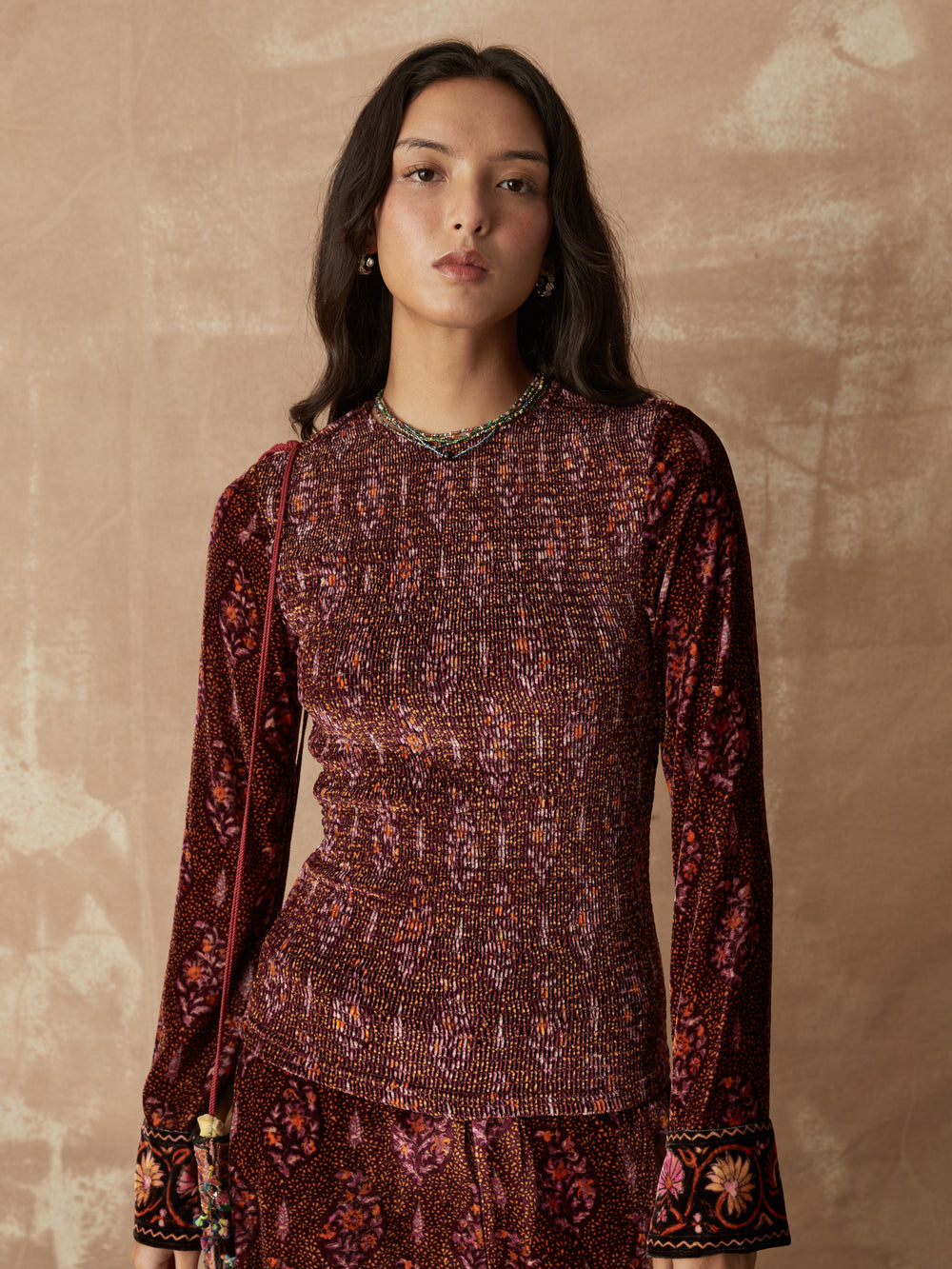 Rivoli Shirred Top