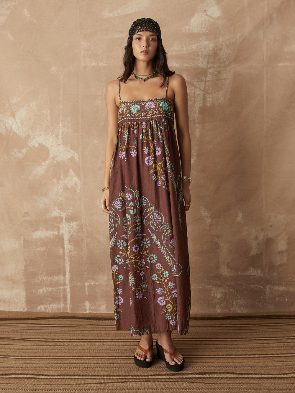 darjeeling maxi bodice dress | Boteh