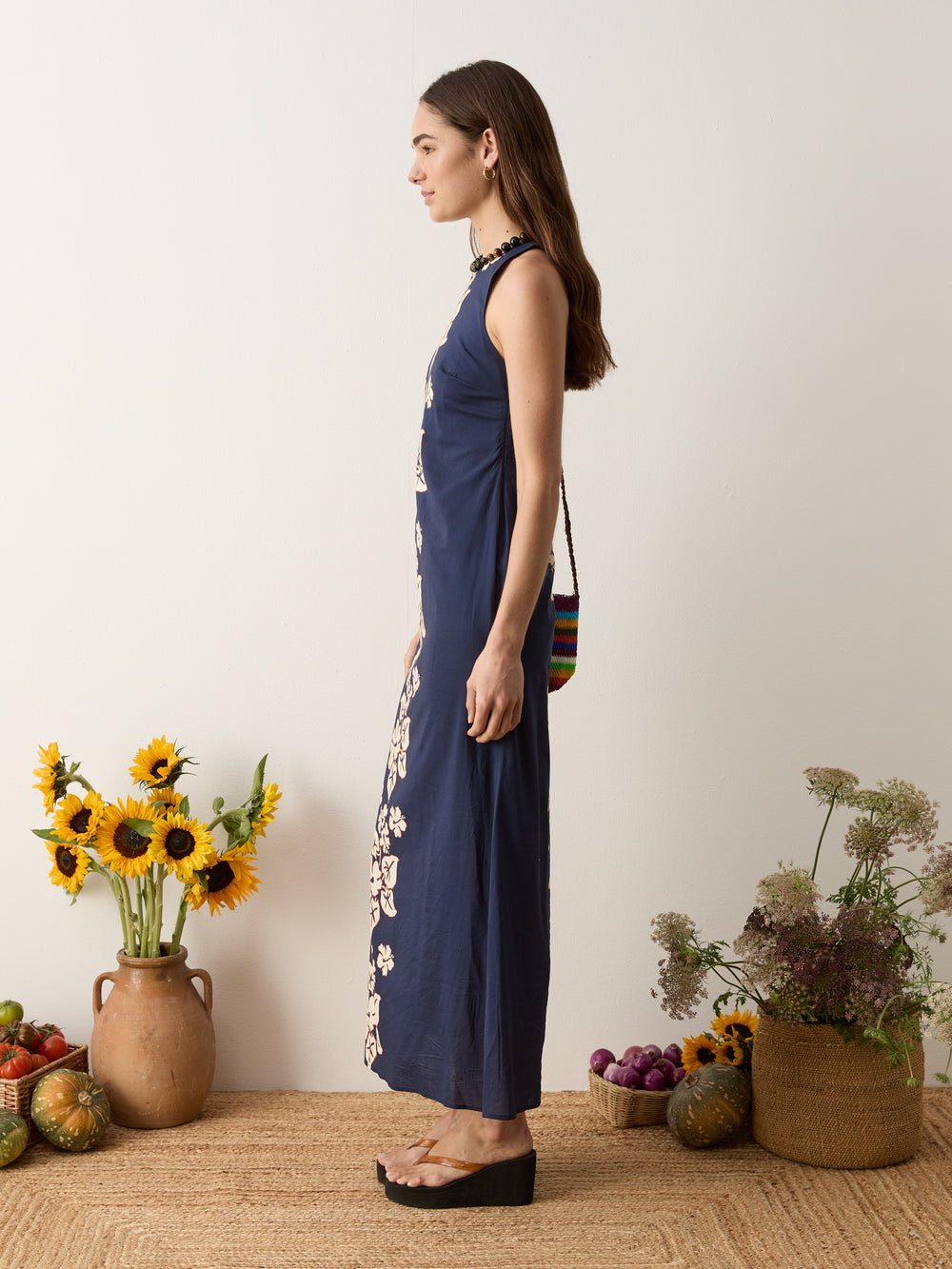 palmetto column maxi dress | Boteh
