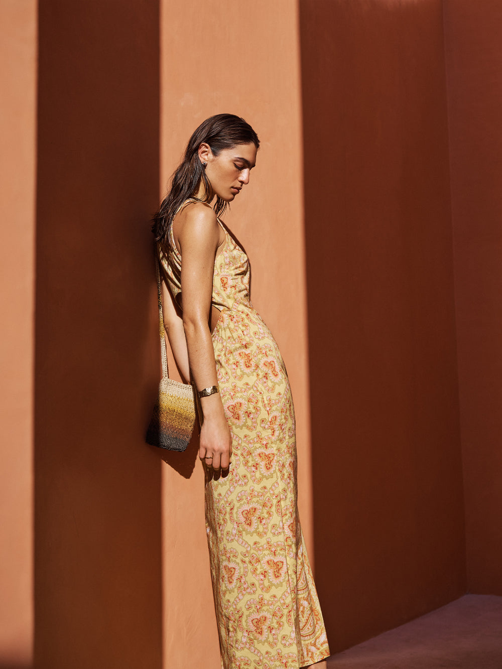caravane column maxi dress