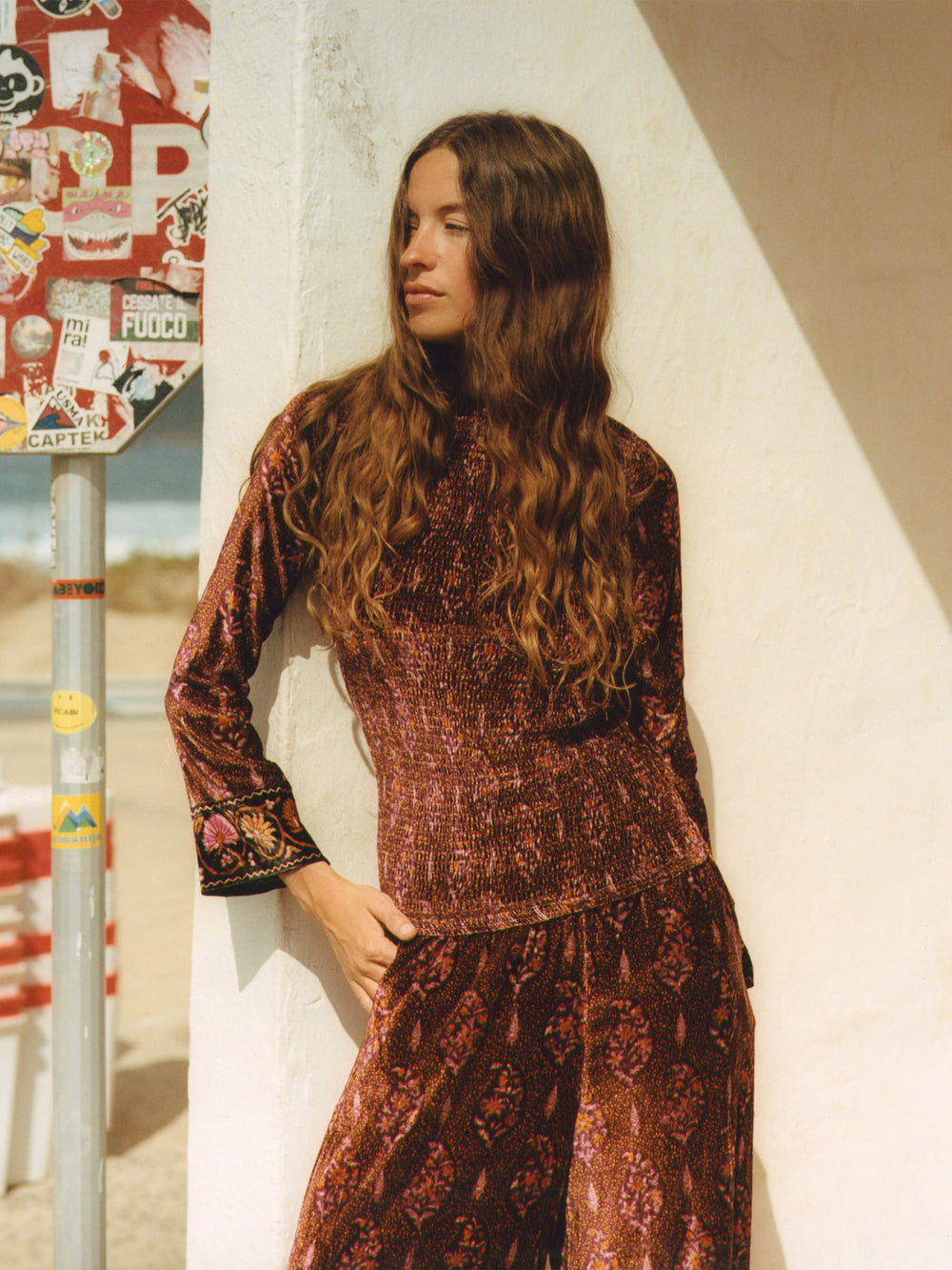 Rivoli Shirred Top