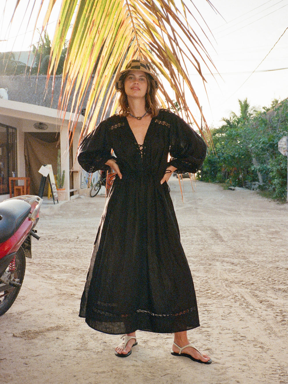 boteh maxi dress Ceres Shirred Maxi Dress BOTEH