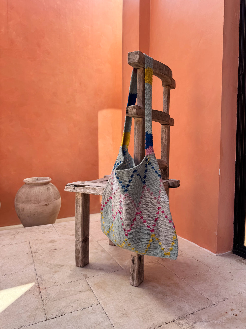 florence diamond bilum tote med | Boteh