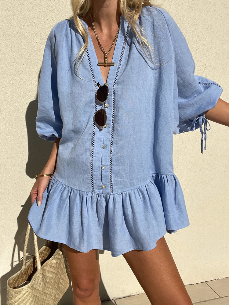 La Ponche Frill Dress | Boteh
