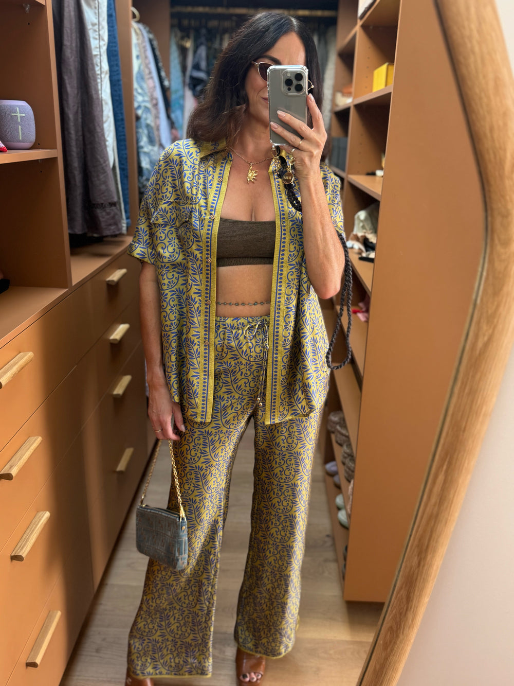 verve drawstring pant w split | Boteh