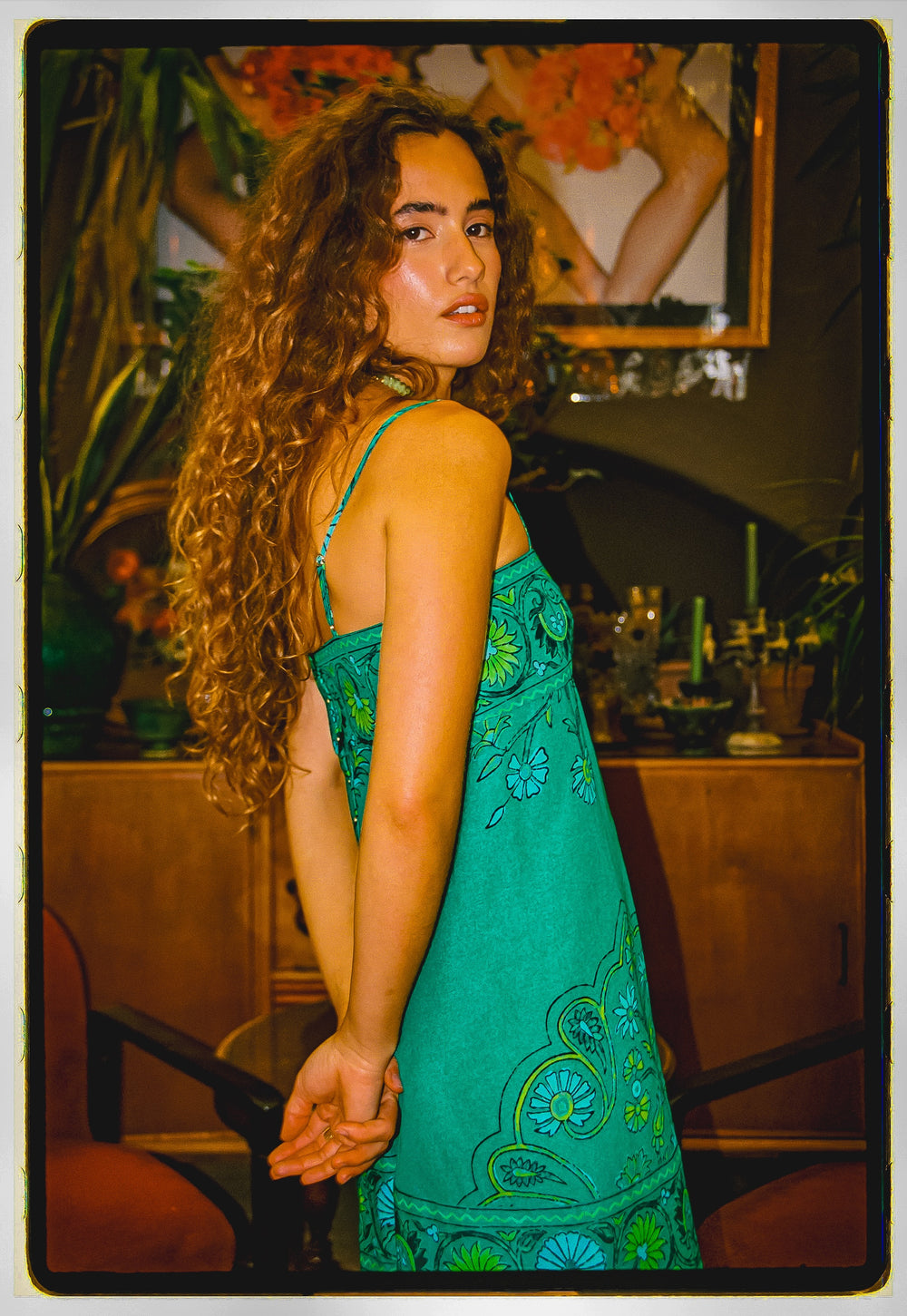 darjeeling mini strappy dress