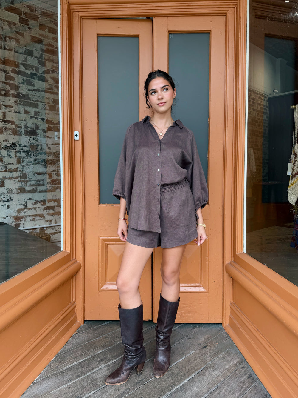 La Ponche Short Mocha | Boteh