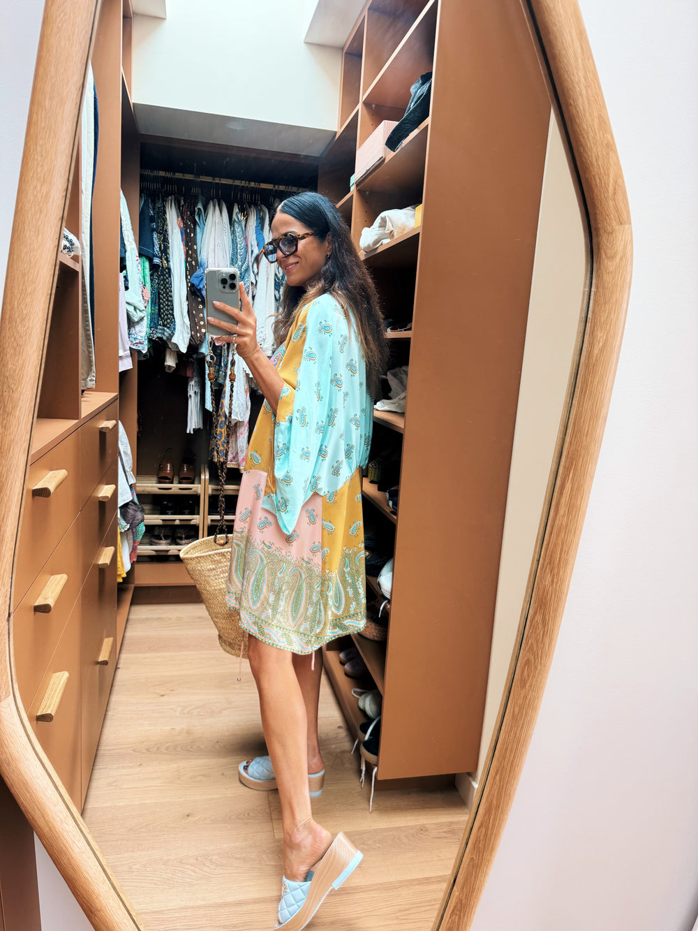 boteh darjeeling silk mini robe dress BOTEH Darjeeling Silk Robe Mini, Jade Monkee's of Mount Pleasant