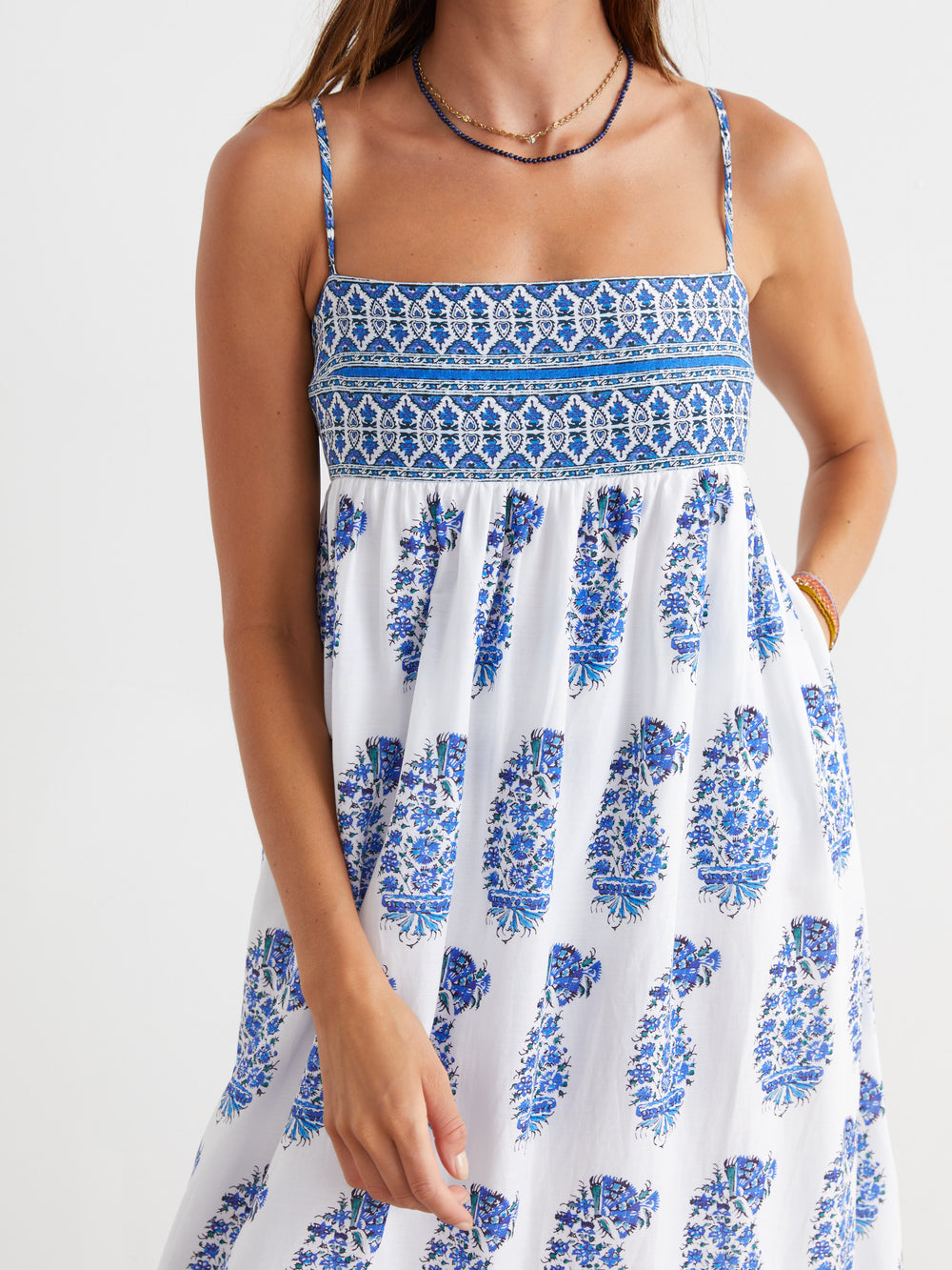 Mar Fine Strap Maxi Dress