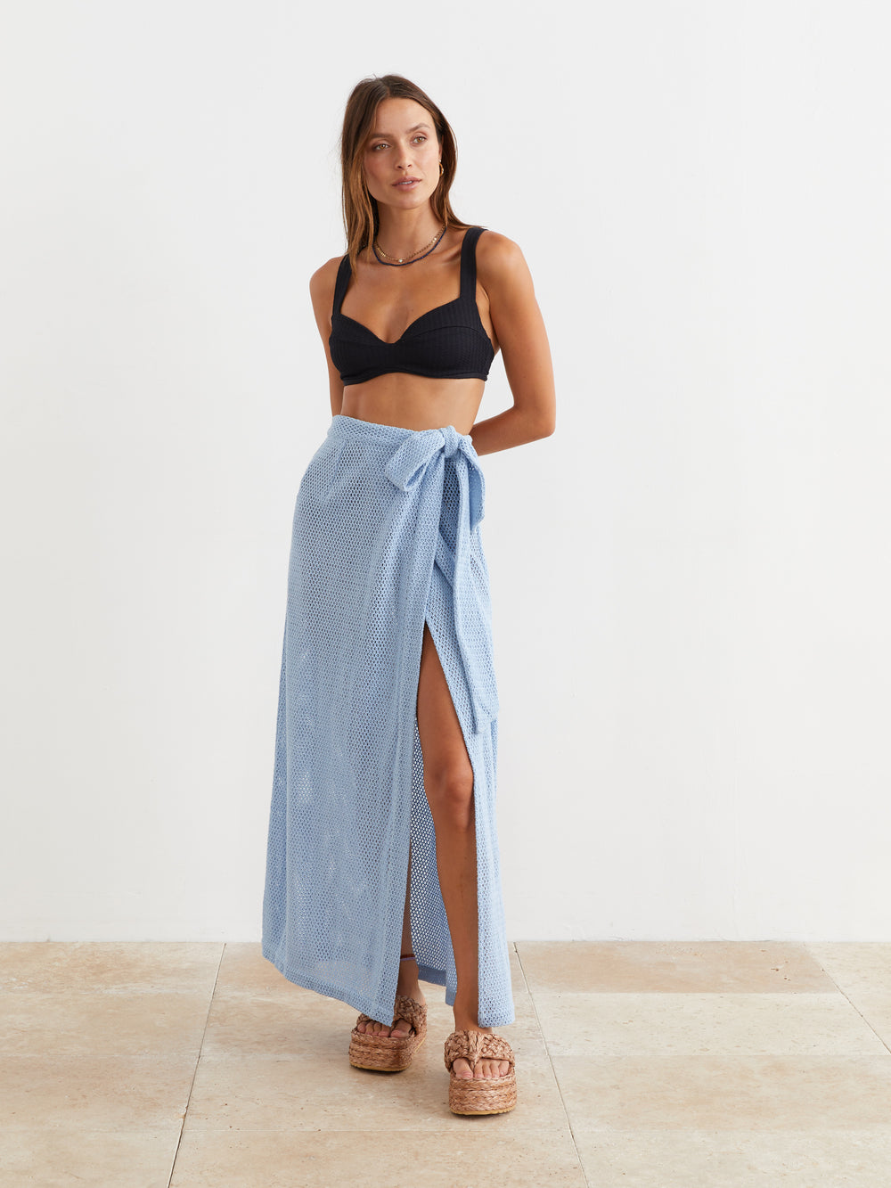 Citrine Net Wrap Skirt – Boteh - Swim and Beach Essentials