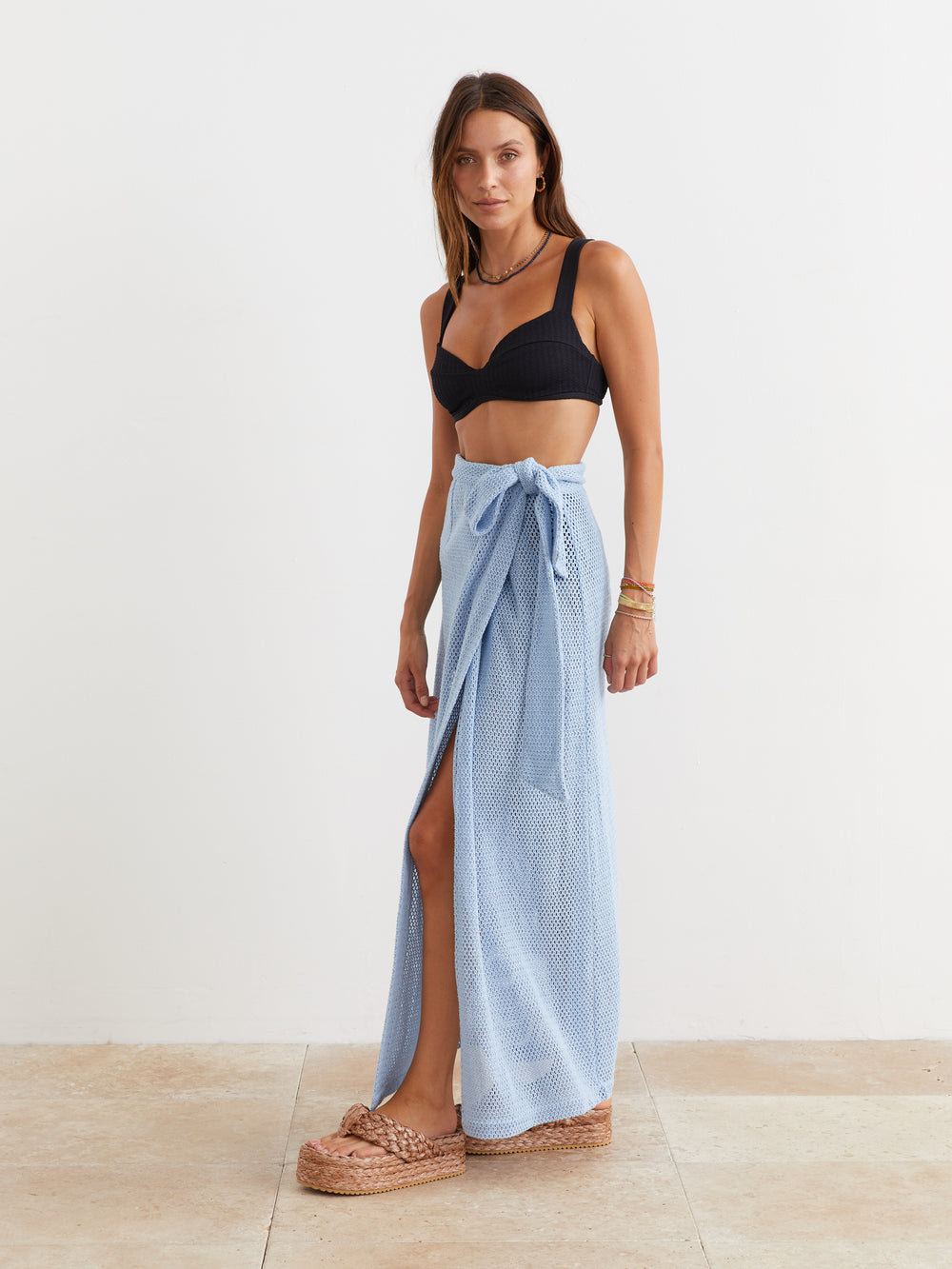 Citrine Net Wrap Skirt – Boteh - Swim and Beach Essentials